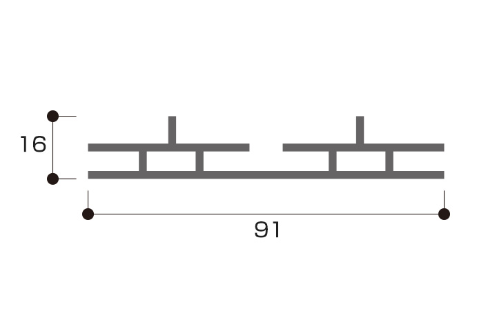 91mm両面用パーツ図