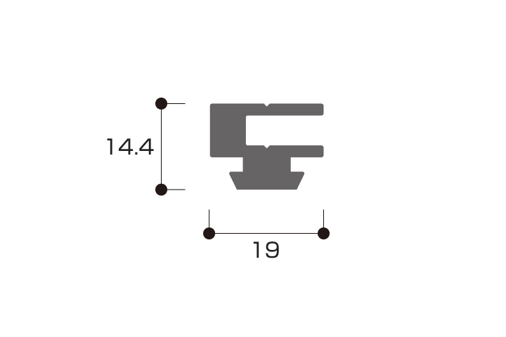 19mm片面用パーツ図