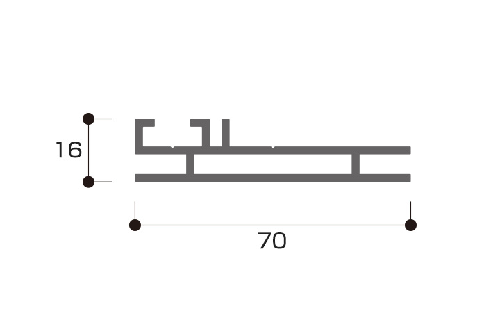 70mm片面用パーツ図